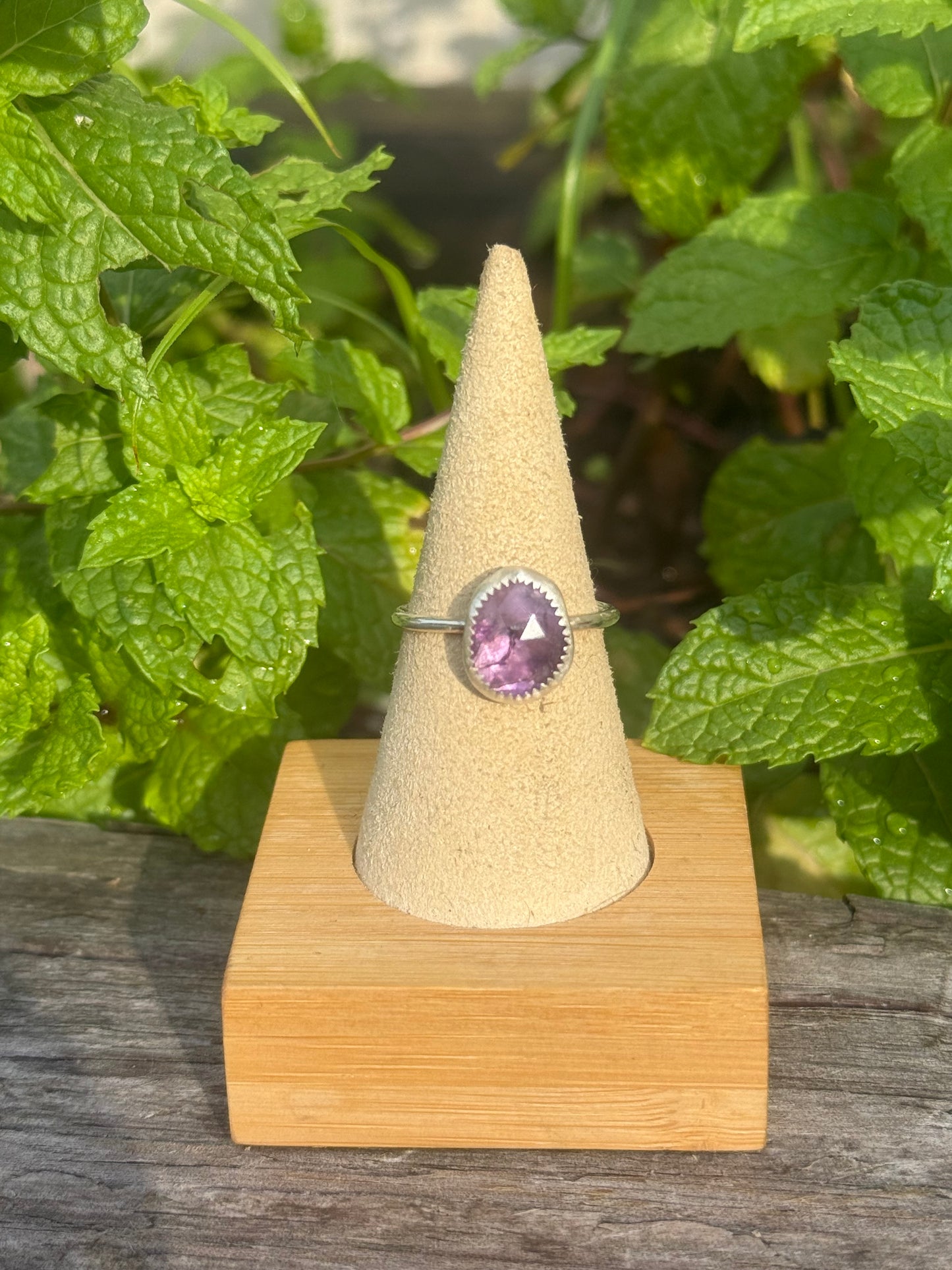 Amethyst ring size 9