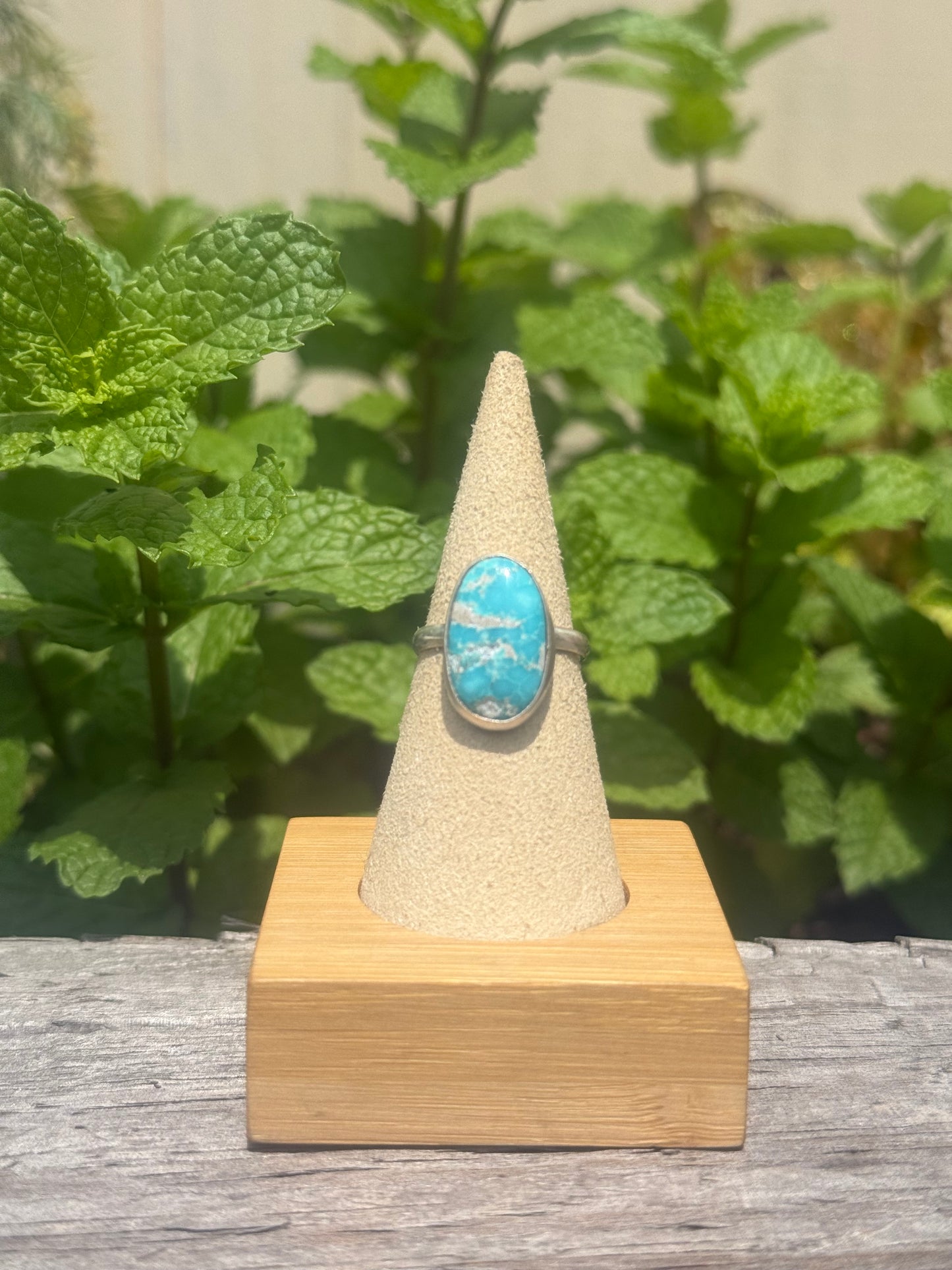 Whitewater turquoise ring size 7