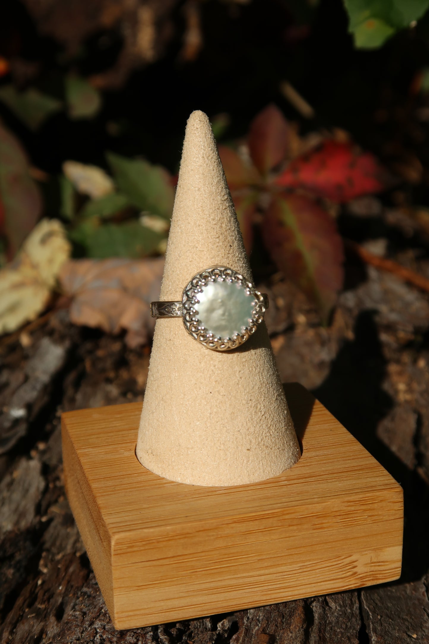 Freshwater pearl ring size 9