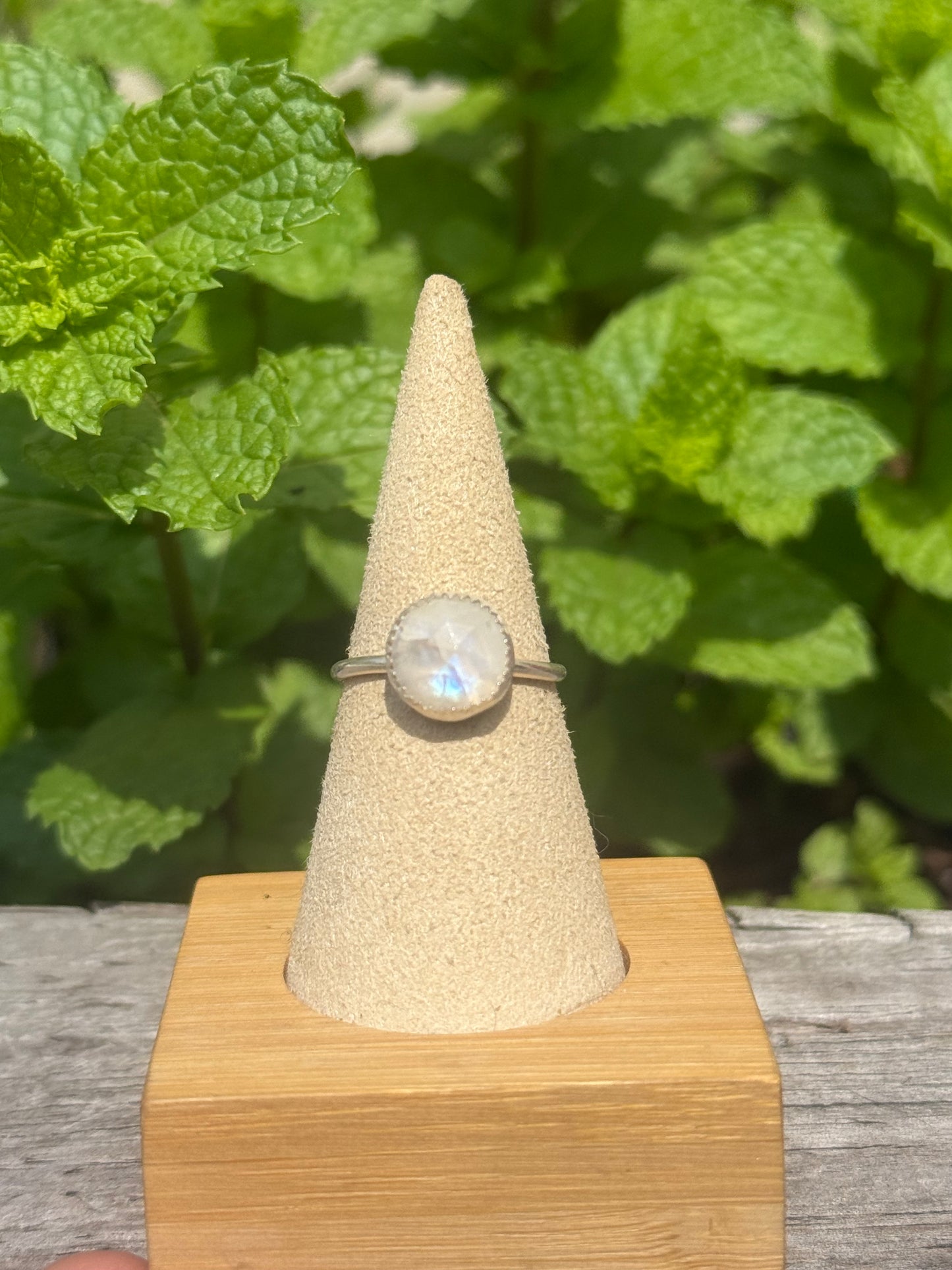 Moonstone ring size 7
