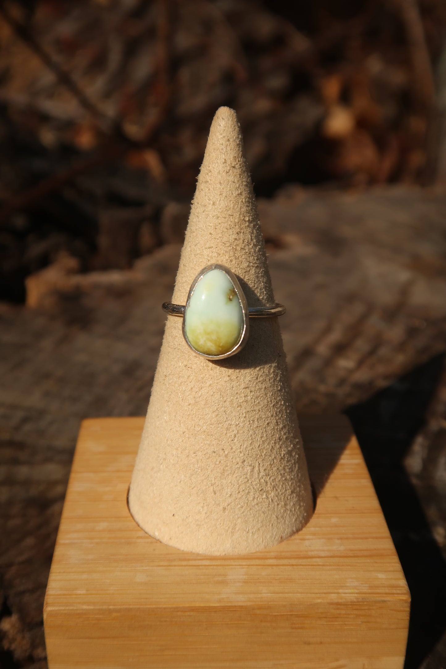 Palomino turquoise ring size 5