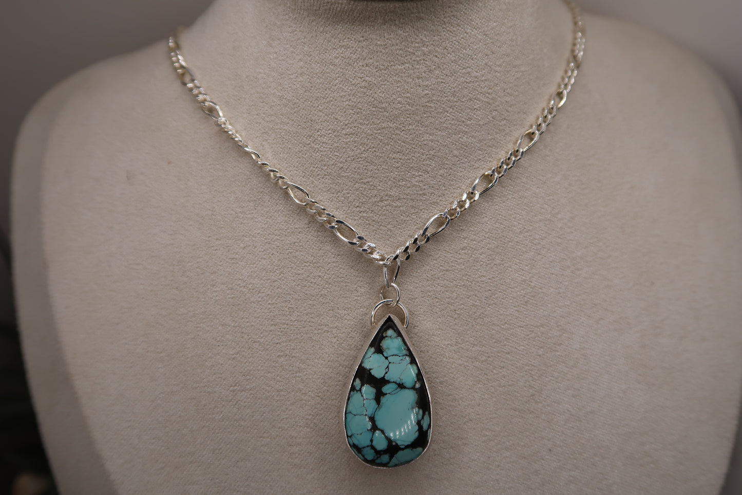 “Shelby” turquoise necklace