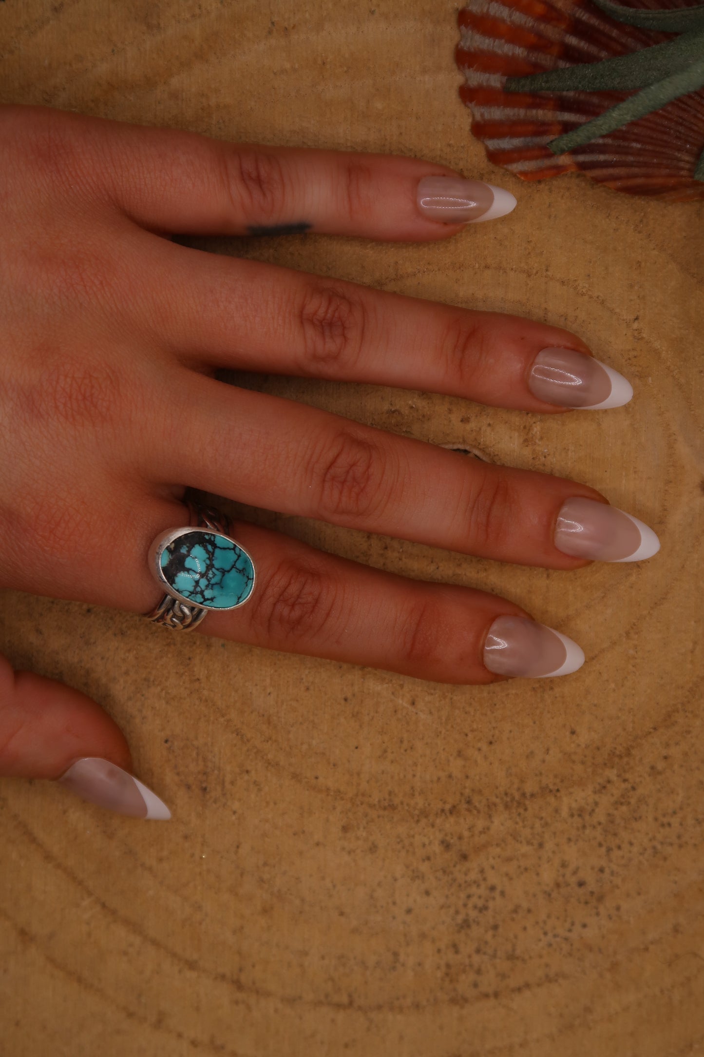 Turquoise on chain band size 9