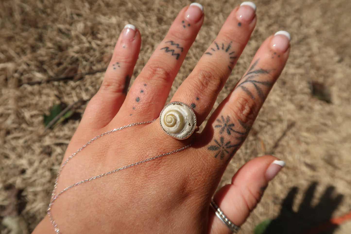 Discounted Spiral shell ring size 7