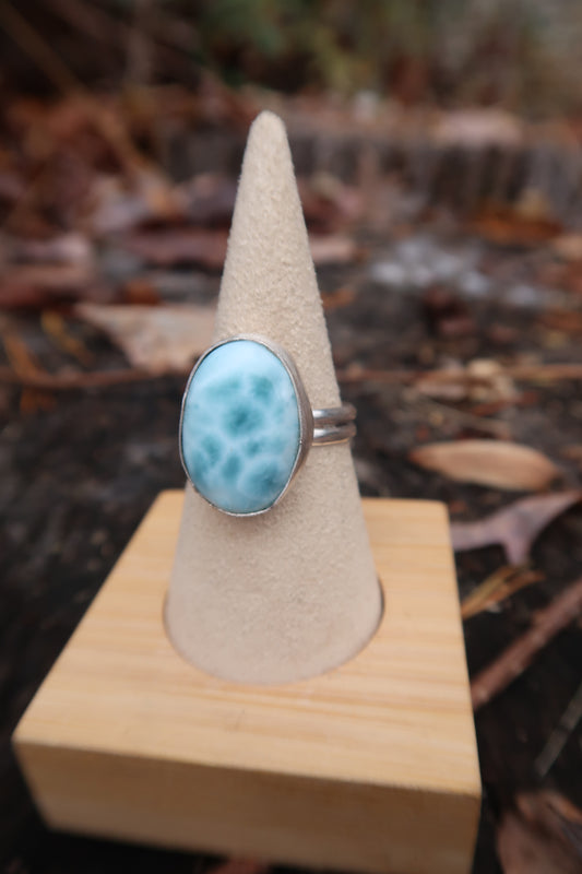 Larimar with double band size 9
