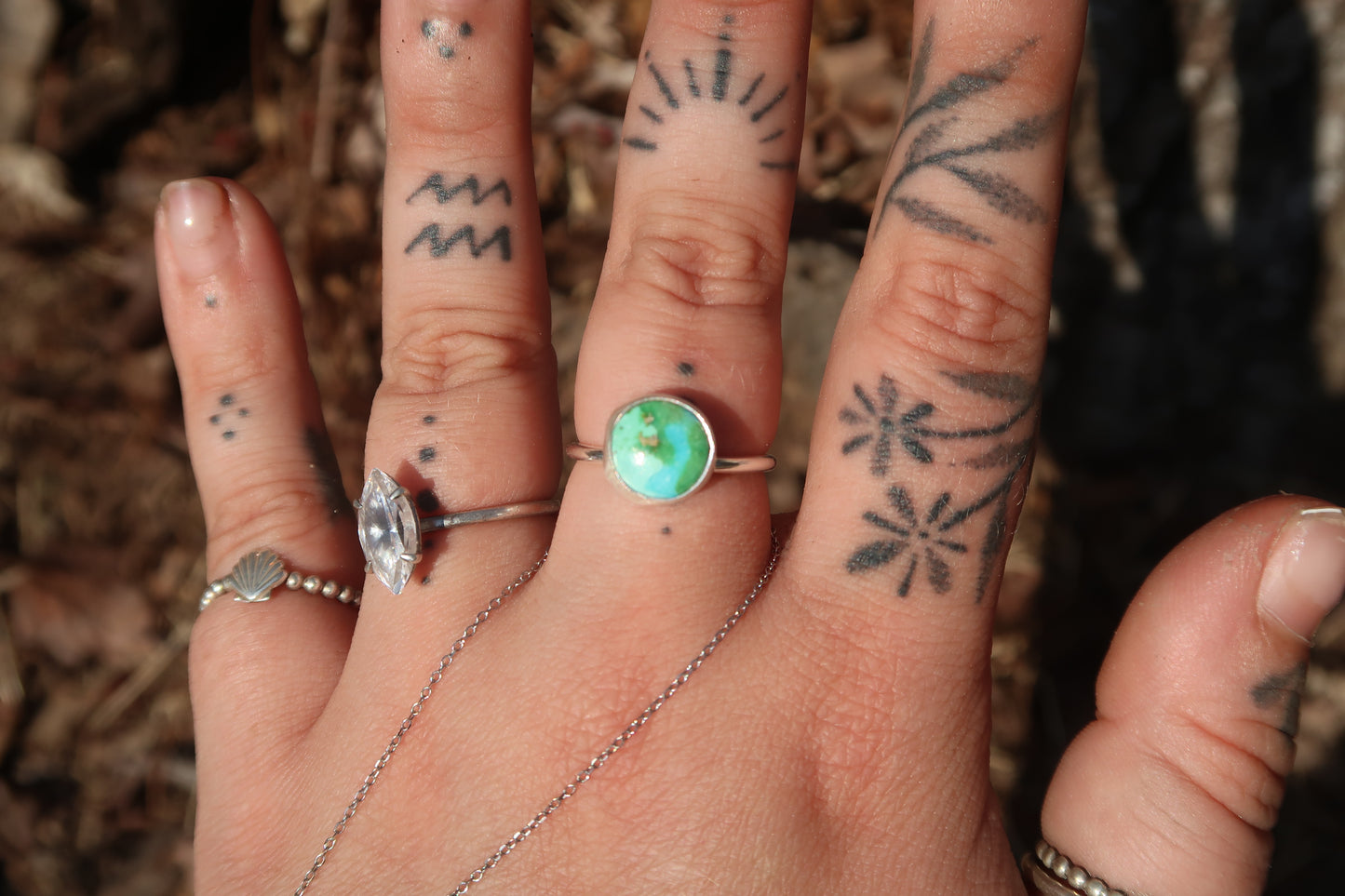 Sonoran mountain turquoise ring size 6