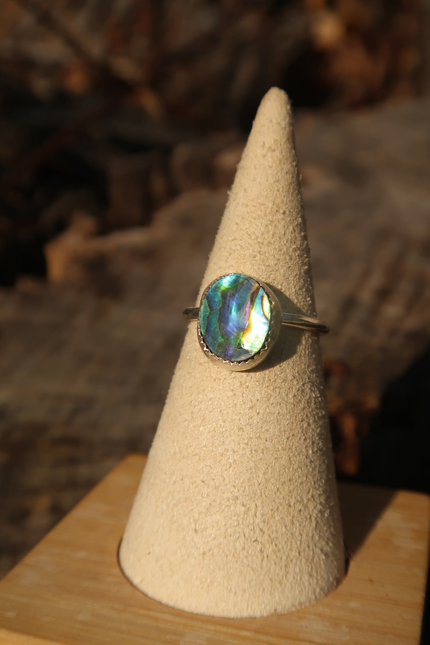 Abalone ring size 5.5