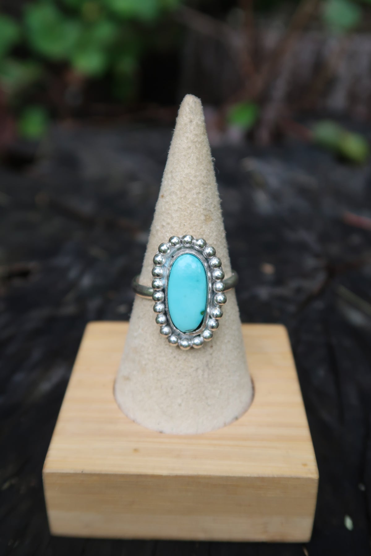 Beaded turquoise size 10
