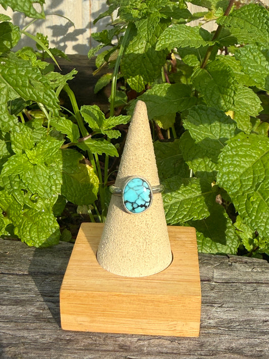 Egyptian turquoise ring size 7.5