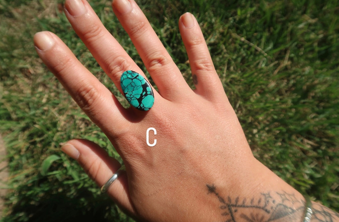 Large Turquoise ring- Choose your stone!