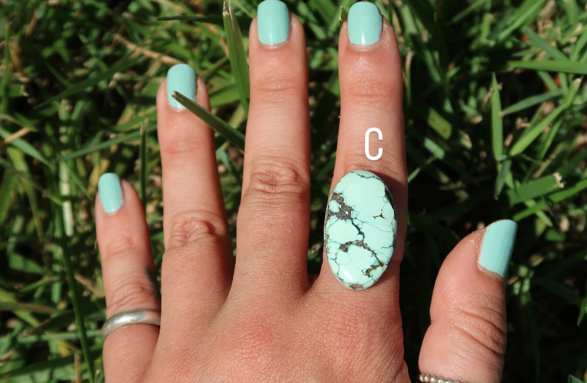 Big Mama Turquoise ring- Made in your size!