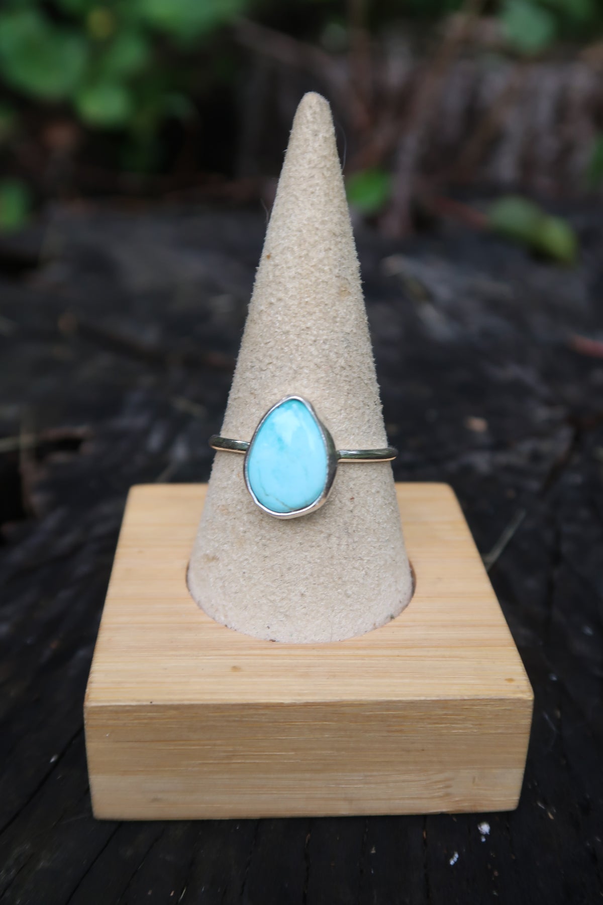 Turquoise teardrop size 12