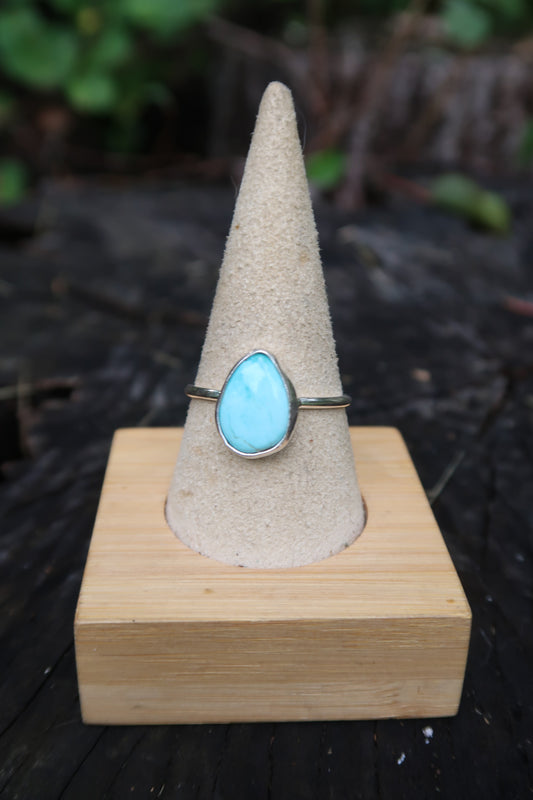 Turquoise teardrop size 12