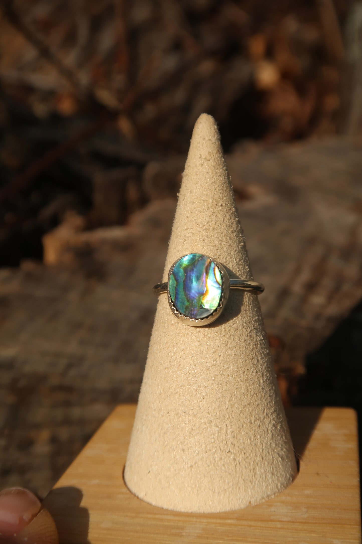 Abalone ring size 5.5