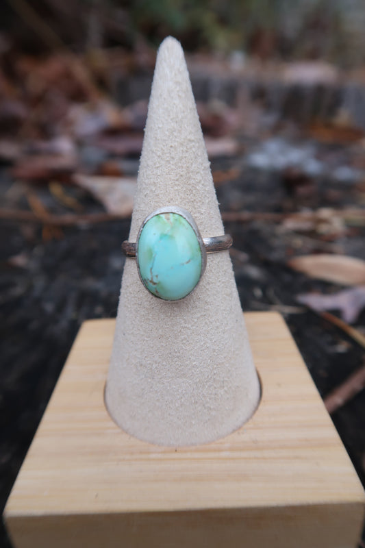 Blue and green turquoise size 7