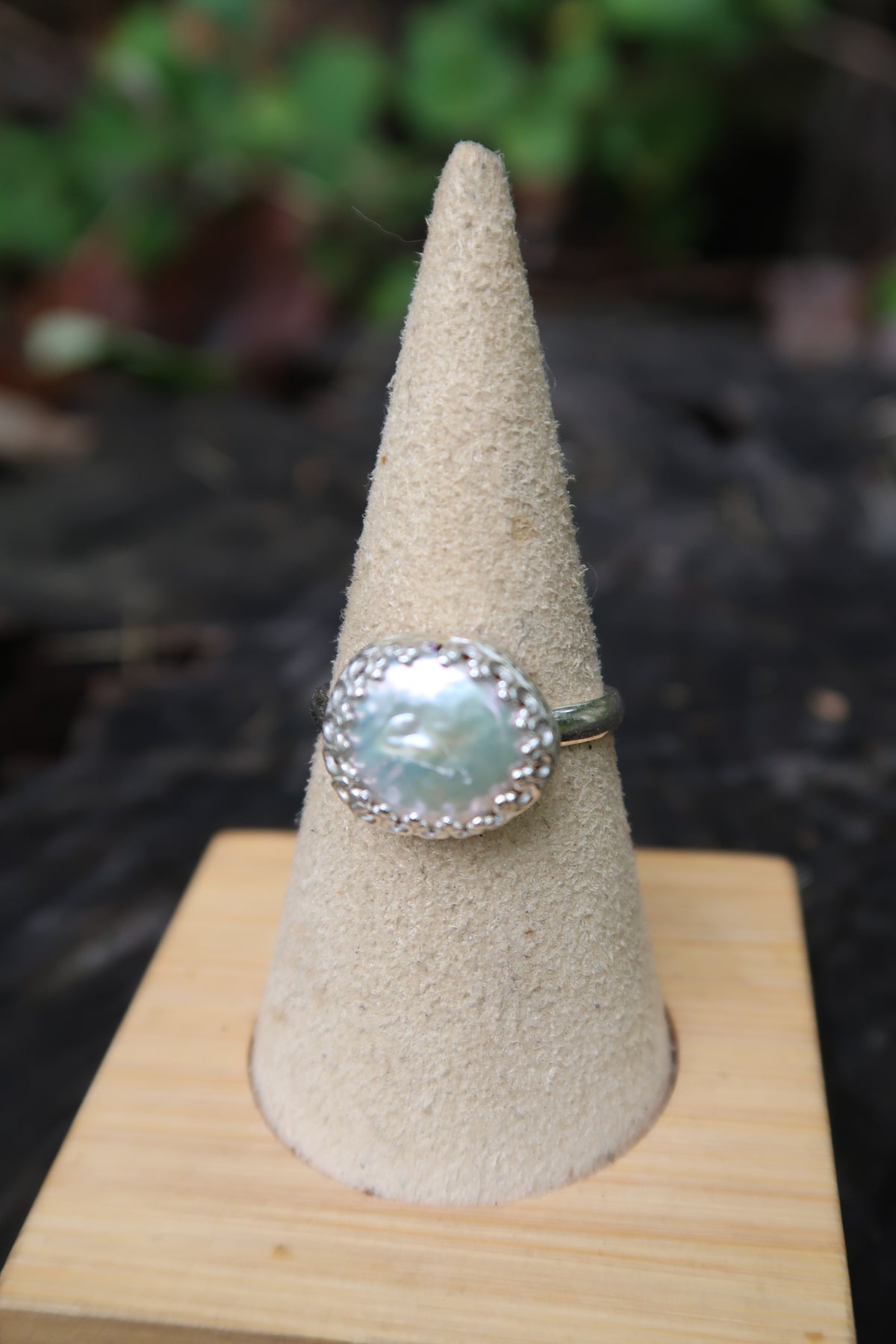 Freshwater pearl ring size 8.5
