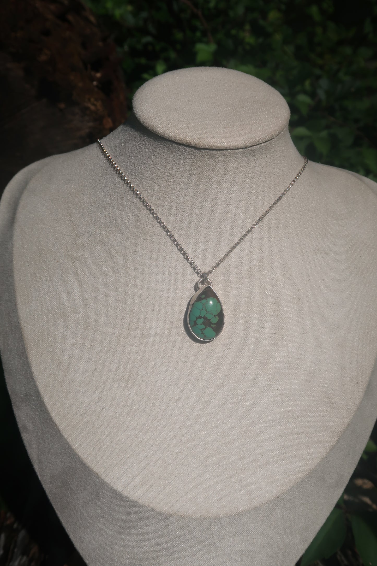 Green turquoise necklace