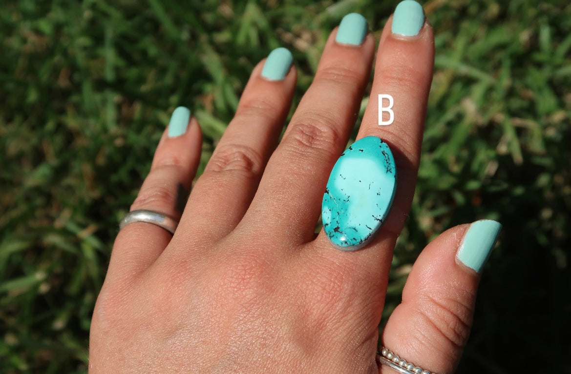 Big Mama Turquoise ring- Made in your size!