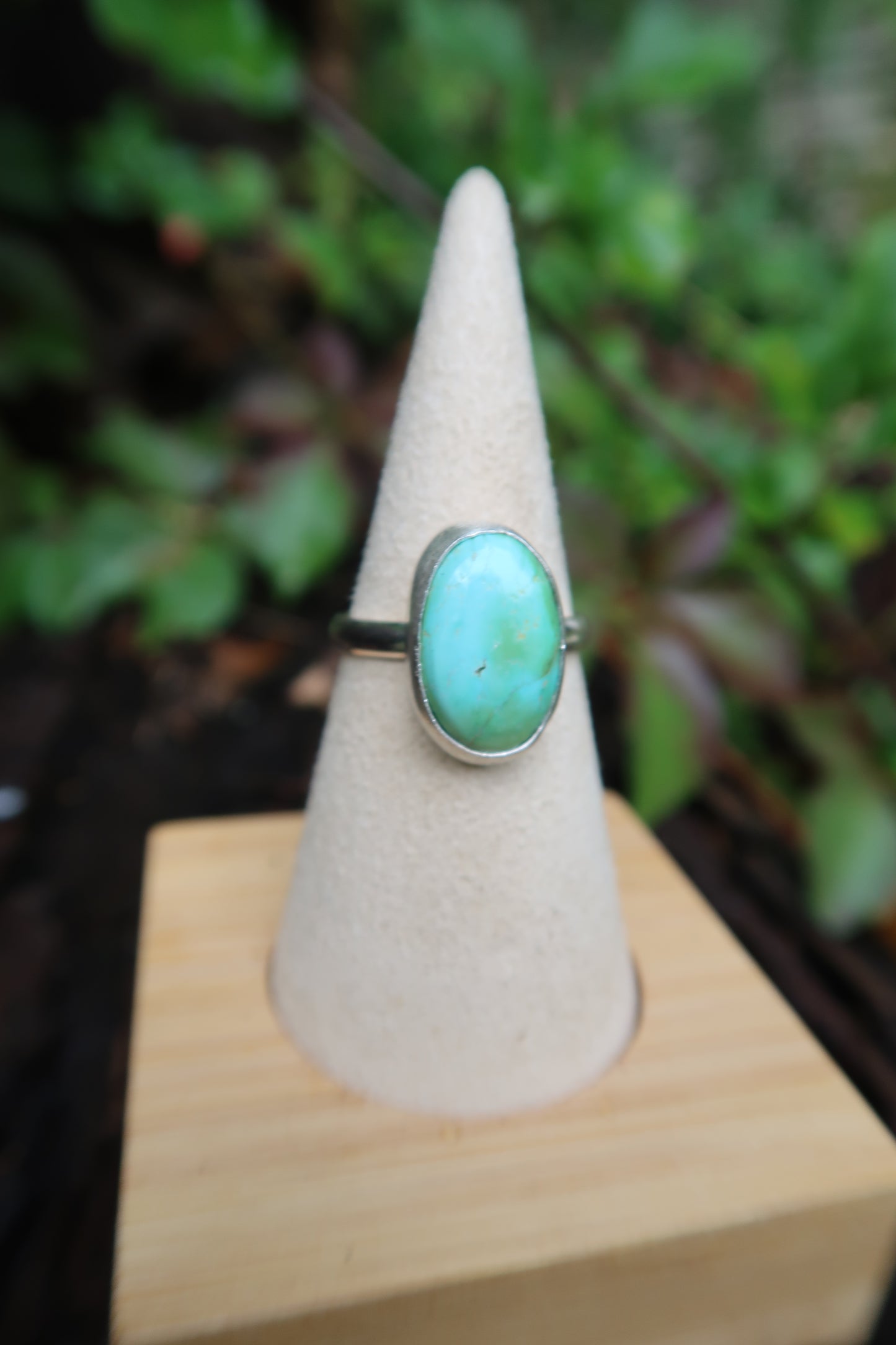 Blue green ombré ring size 7