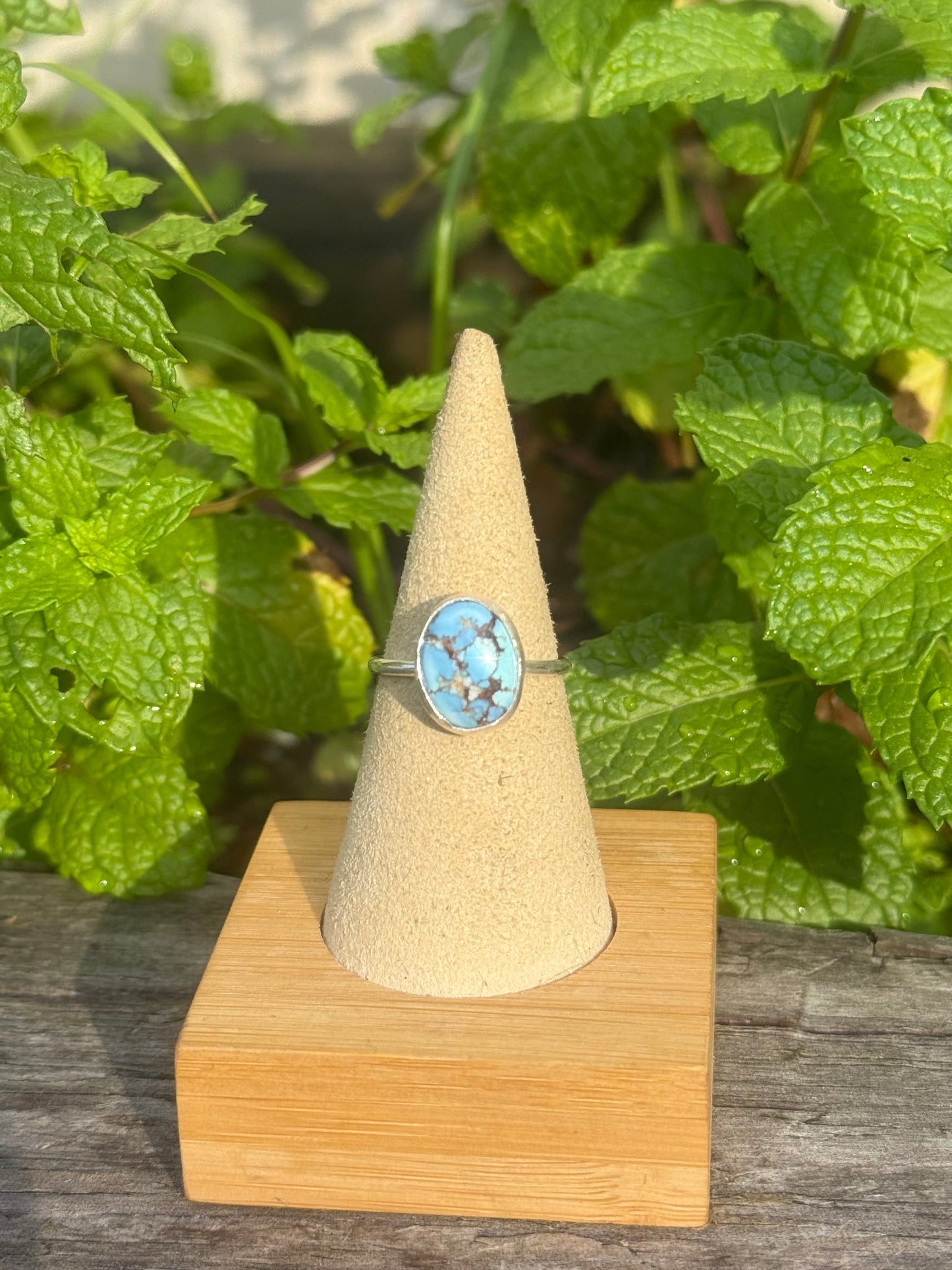 Golden hills turquoise ring size 7
