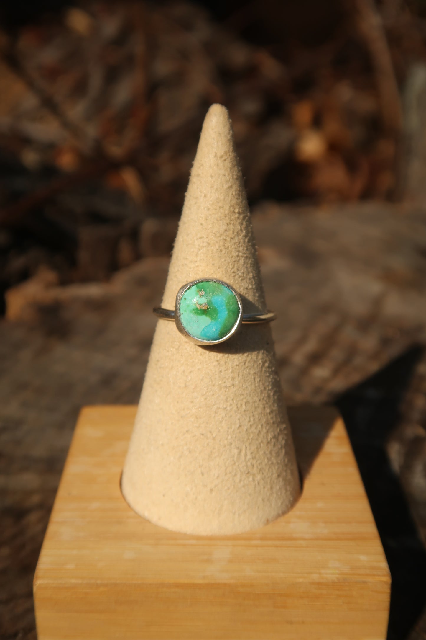 Sonoran mountain turquoise ring size 6