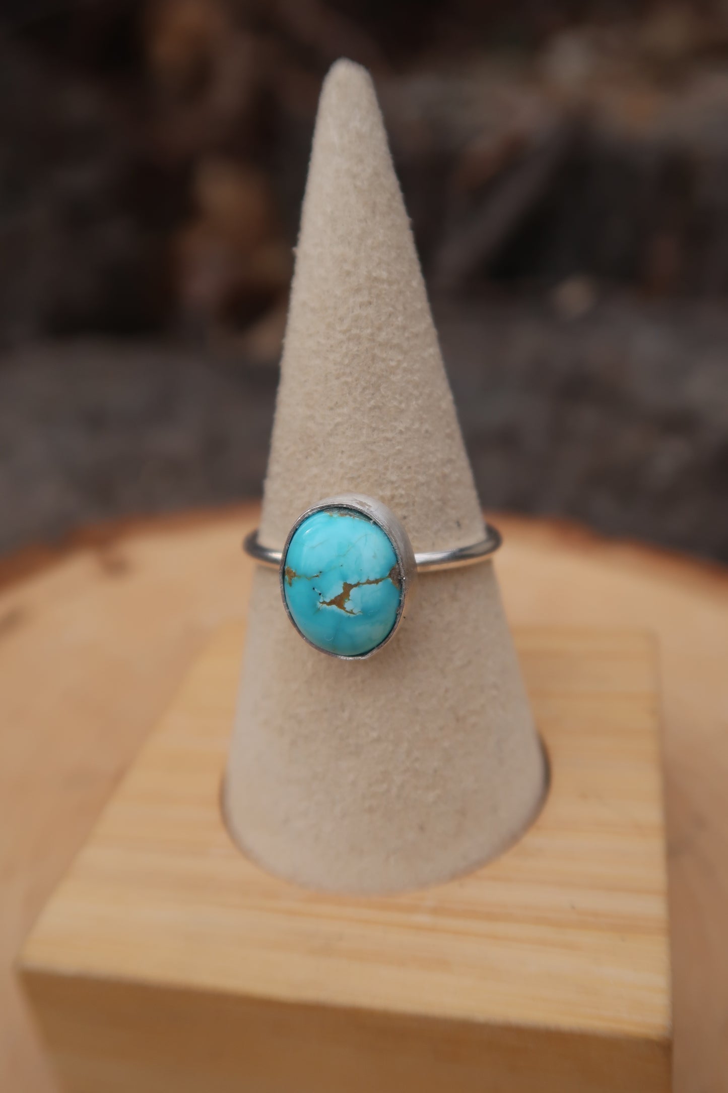 Sierra Bella Turquoise stacker ring size 9.5