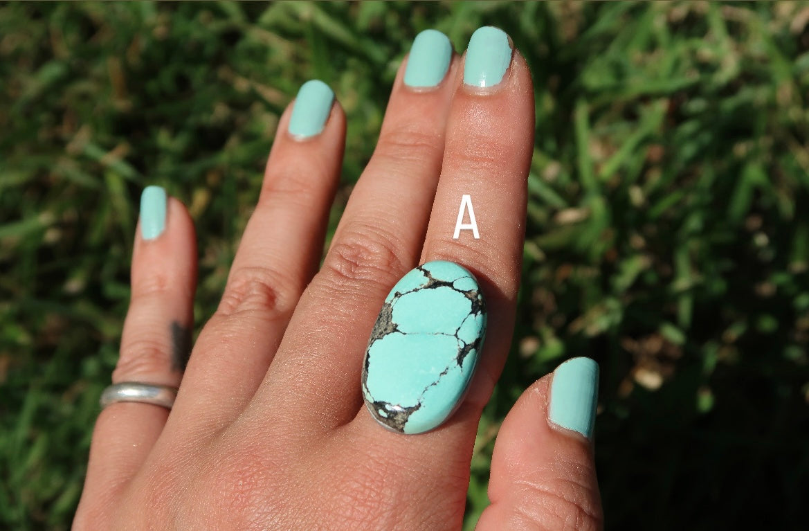 Big Mama Turquoise ring- Made in your size!