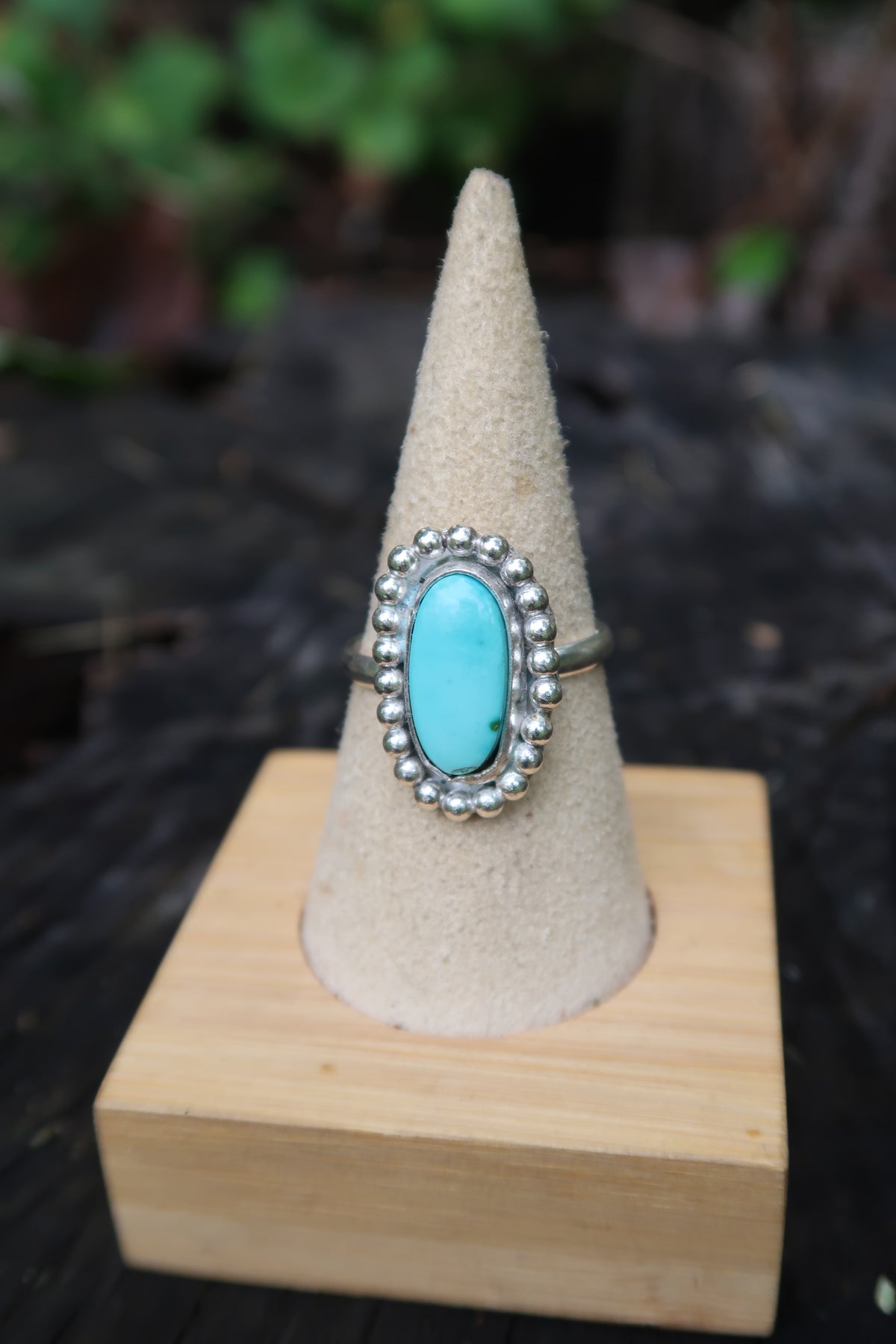 Beaded turquoise size 10