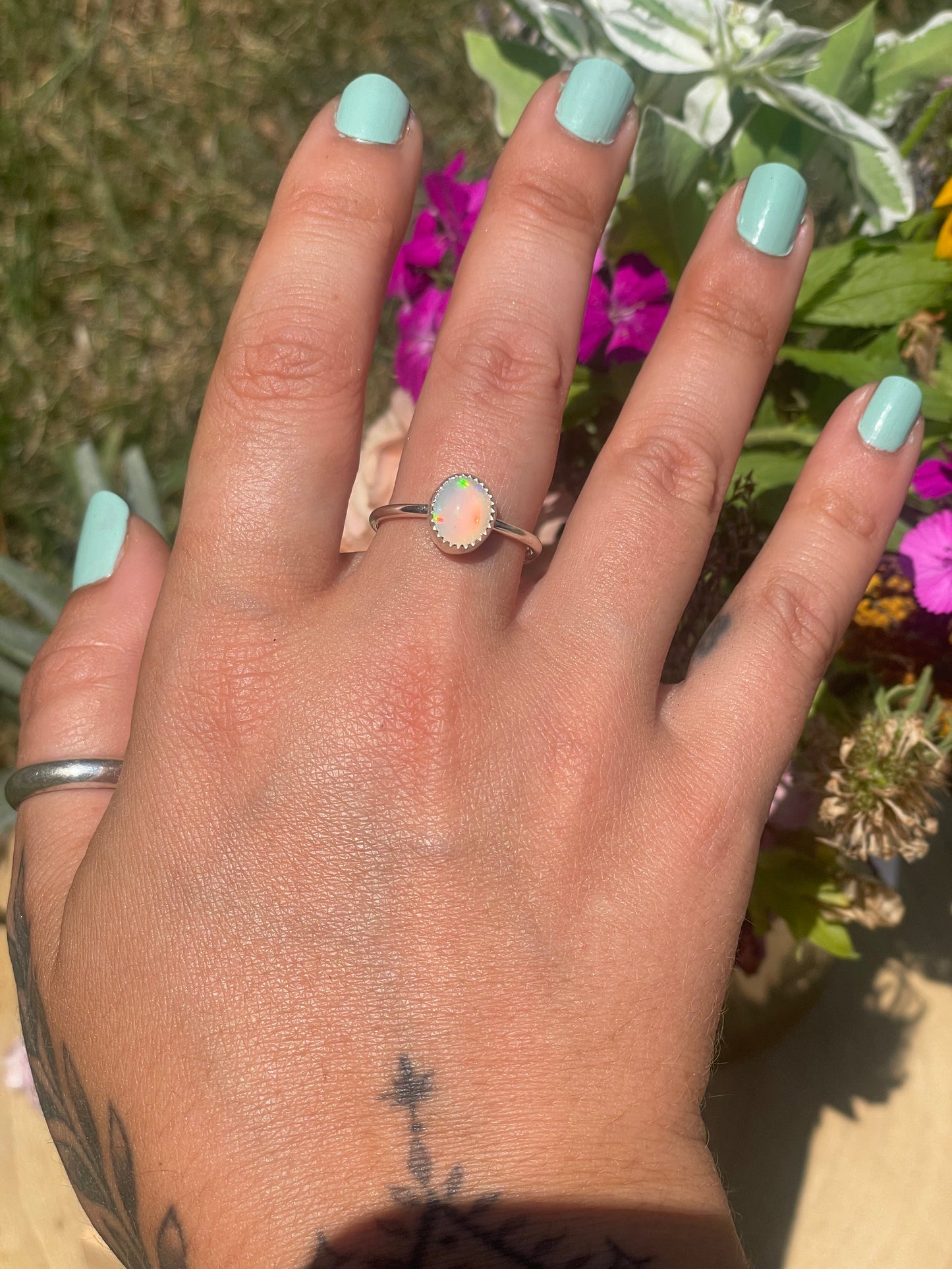 Ethiopian Opal ring size 5.5