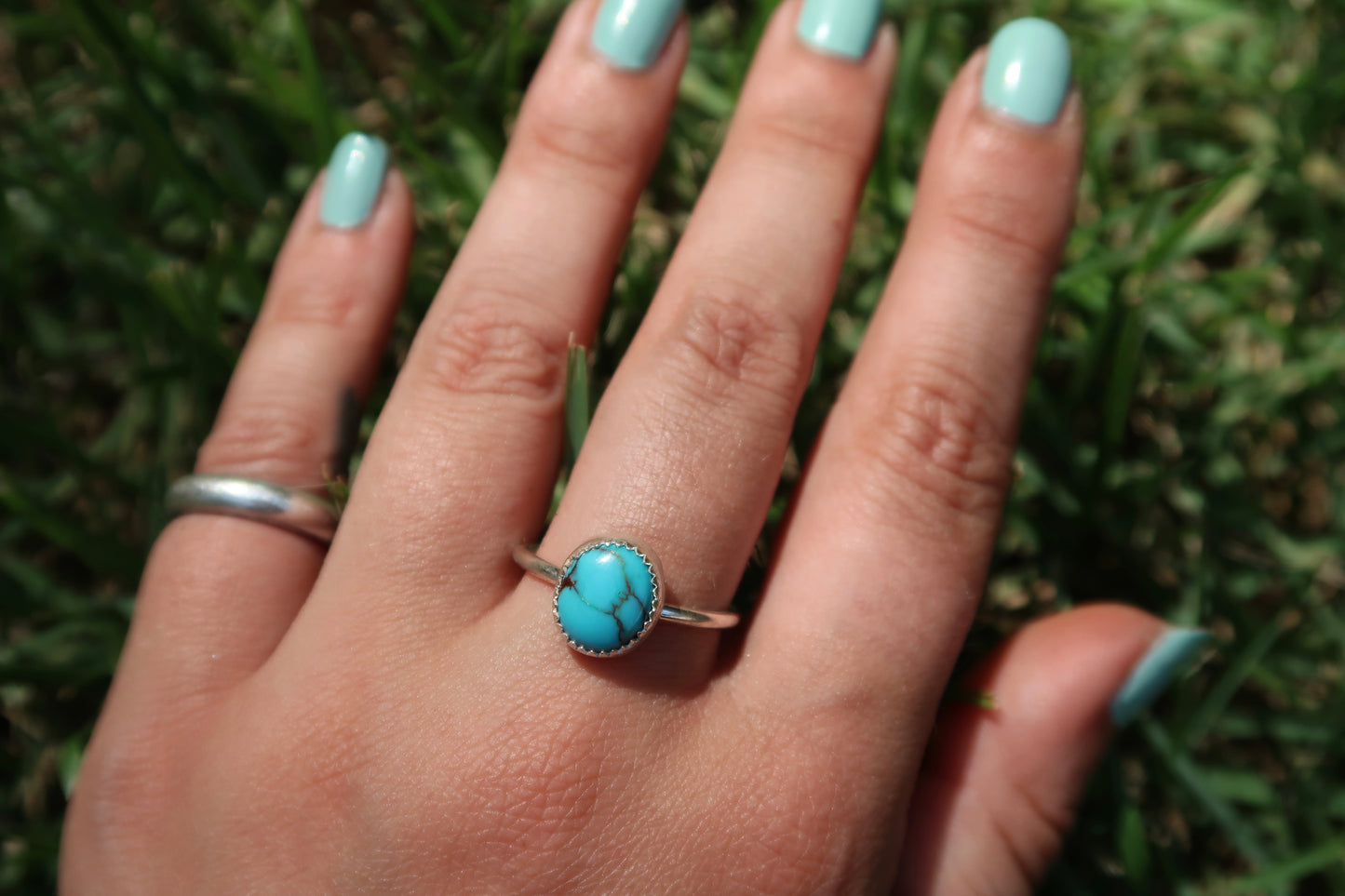 Turquoise ring size 8