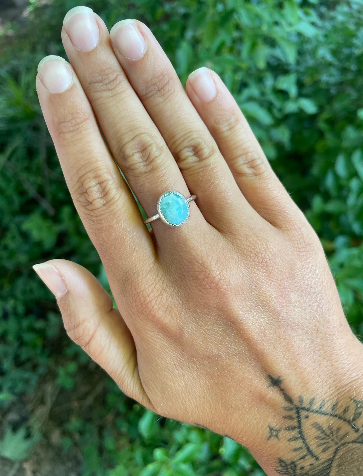 Larimar ring- Choose your stone!