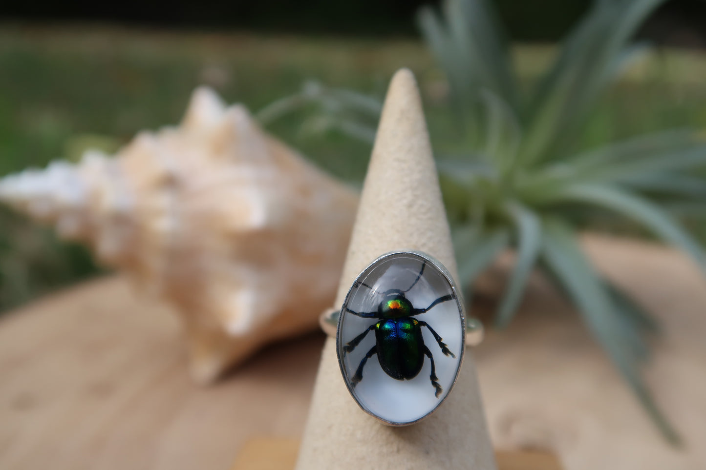 “Beetlejuice” bug ring size 7.5