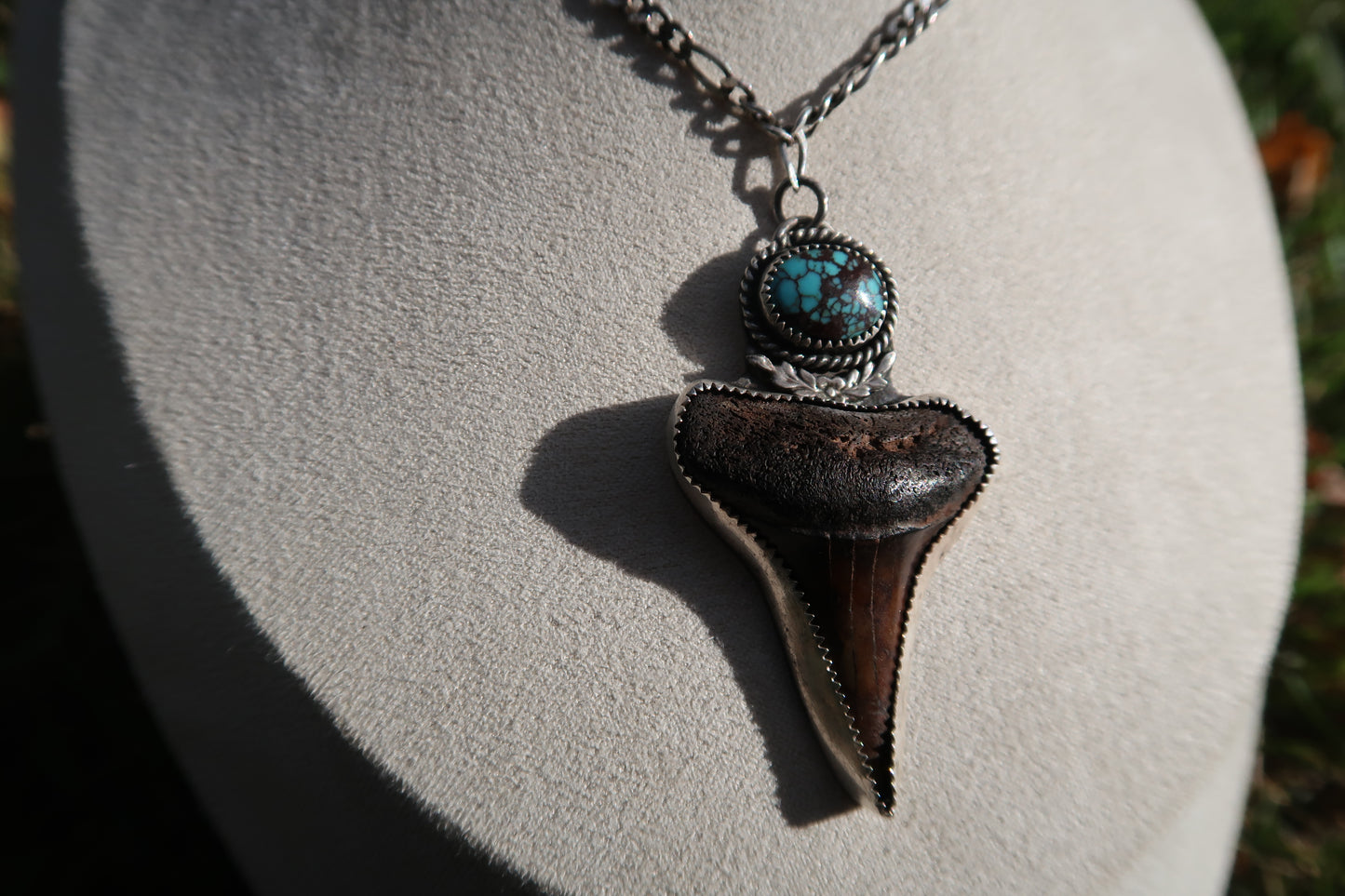 Mako shark tooth necklace