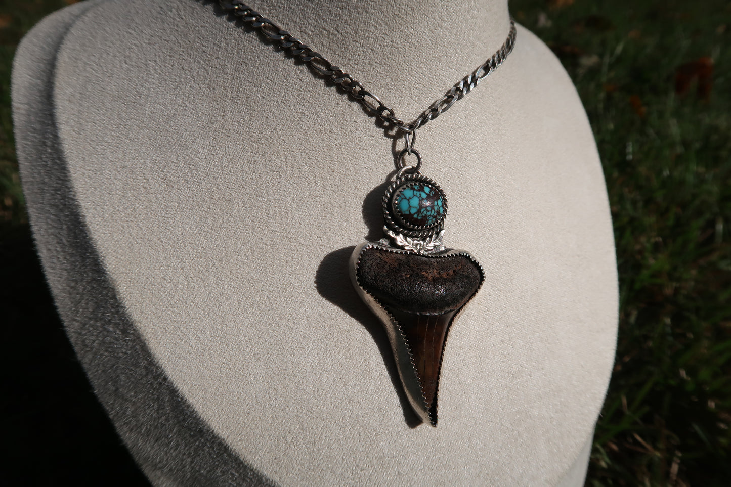 Mako shark tooth necklace