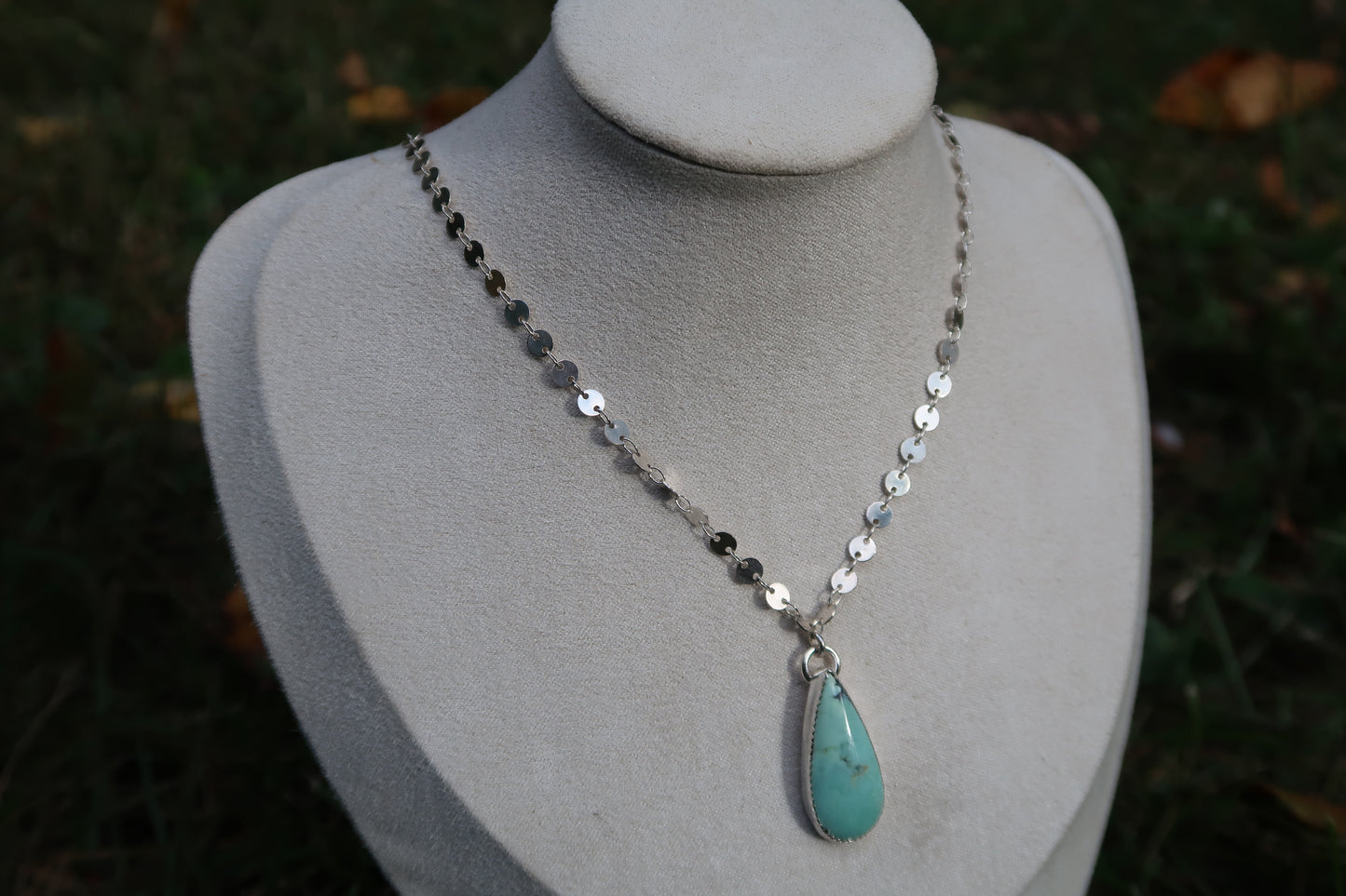 “Priscilla” variscite necklace