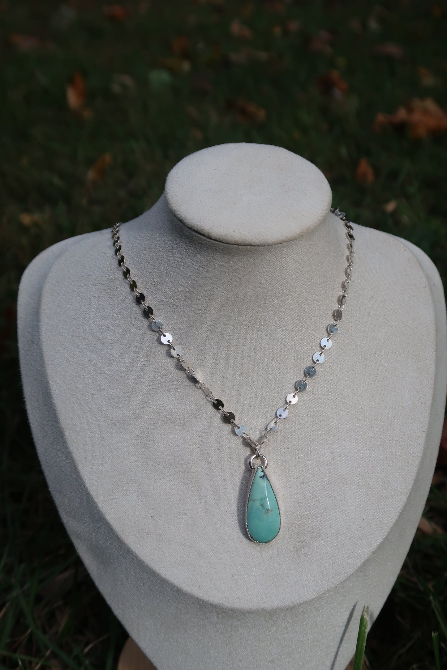 “Priscilla” variscite necklace