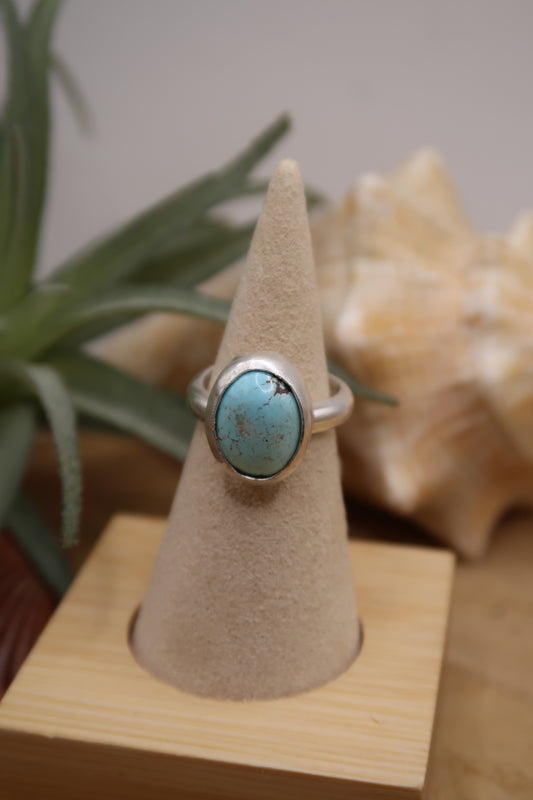 Baby blue turquoise ring size 5.5