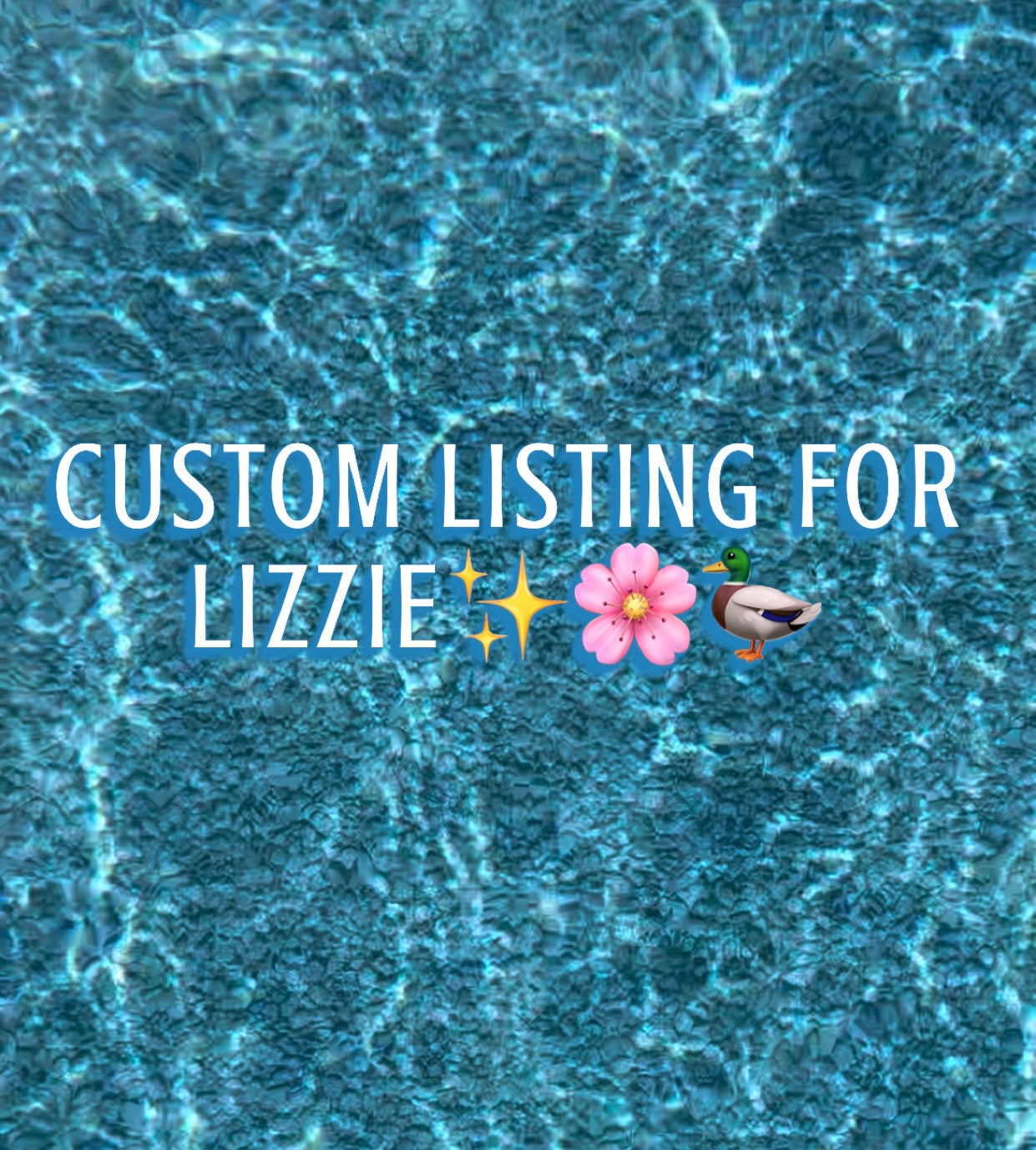 Custom duck ring for Lizzie